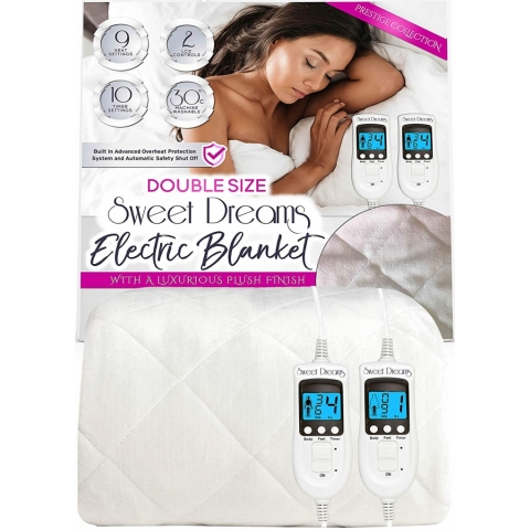 fitted double electric blanket