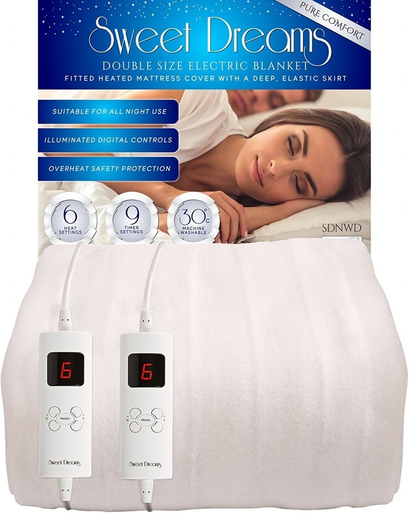 fitted double electric blanket